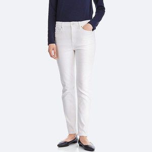 UNIQLO high rise cigarette jeans